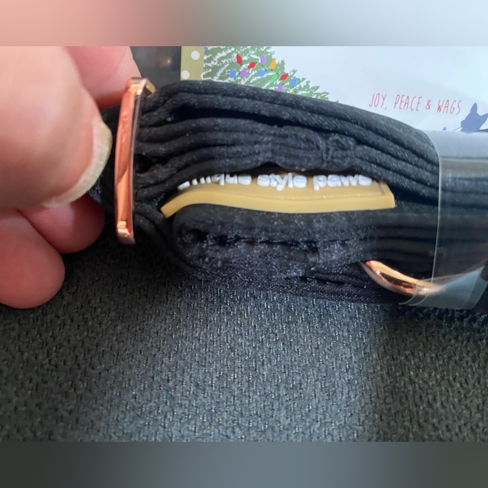 ⭐️New Unique style paws Dog Collar, Black Silk Dog Collar with Bow - Picture 14 of 16